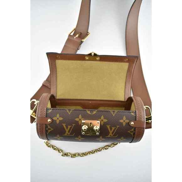 Louis Vuitton Papillon Trunk Brown Monogram Chain Crossbody Shoulder Bag M57835 - Picture 11 of 12